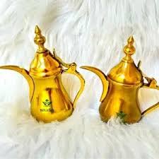Kitchen | Middle East Islamic Arabic Gold Smalldallah Coffee Tea Pot | Poshmark