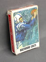 1967 Stancraft Football NFL Baltimore Colts Playing Cards ...