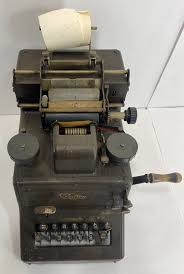 Vintage Dalton Adding Calculating Listing Machine 01003 - untested | eBay