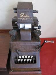 Vintage Antique DALTON Cash Register Box Wooden Drawer Machine Age Industrial | #411540088