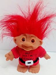 Rare Vintage Troll Dam 1967 5" Ho! Ho! Ho! Bingo Lucky ...