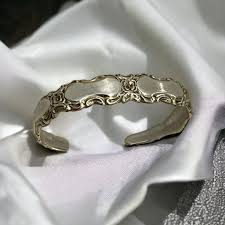 International Sterling Silver 925 Trianon Cuff Bracelet 6.5” D15 | eBay