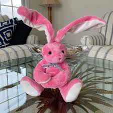 Dan Dee | Toys | Pink White Dan Dee Stuffed Animal Bunny ...