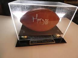 Autographed NFL Football Marvin Harrison Indianapolis Colts ...