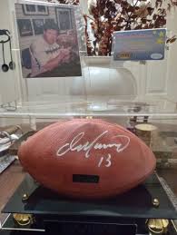 Dan Marino Signed Football In Display Case With Certificate ...