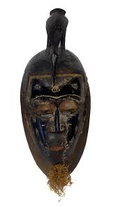 Sold at Auction: African Carved Wood C. Mask,, H 15'' W 7''