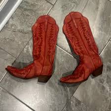 Red Dan Post Hallie Boot Super cute cowgirl... | Depop