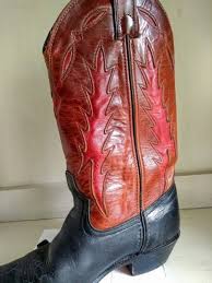 Dan Post Cowboy Boots - Vintage Code West Leather Riding/dance Boots - Ladies 6 1/2 M - American Made in USA - Etsy