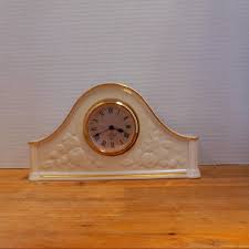 Vintage Lenox Fruits of Life Mantel Clock: Ivory China, 22K ...