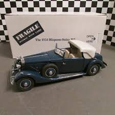 Danbury Mint,1934 Hispano-Suiza J12, 1/24 sc. diecast model ...