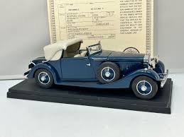 Danbury Mint Premium Scale Model Car 1934 Blue Hispano-Suiza ...