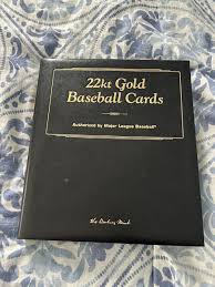 Danbury Mint 22KT Gold Baseball Partial Set of 30 ...