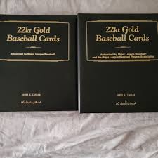 Danbury Mint | Other | 22 Karat Gold 2 Album Baseball Card ...