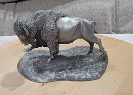 Hudson Fine Pewter USA - American Bison - 332 By Brian ...