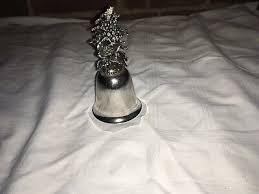 1987 The Danbury Mint Silver Bell With Flowers | eBay