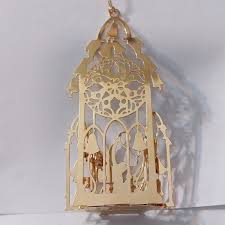 1986 Danbury Mint TWO TURTLE DOVES Gold Plated Cut Out ...