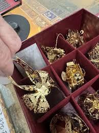 Danbury Mint 1996 Gold Christmas Ornament Collection Lot Of 23 | eBay