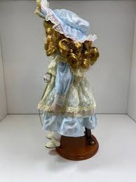 Vintage Seymour Mann Porcelain Doll - Dark Blonde Curls ...