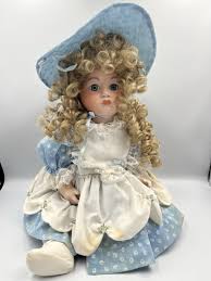 VTG SFBJ 252 Paris 16" Porcelain Doll Pouty Face w/Outfit ...