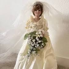 The danbury mint | Art | The Princess Diana Bride Doll ...