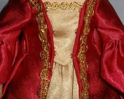 Handmade Colonial Robe a La Francaise Gown for 18" Dolls ...