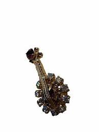 Vintage Original By Robert Banjo Brooch pin Musical ...