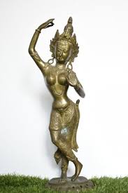 20 Inches Goddess Tara Buddha Statue Figurine Hand Carved Brass Sculpture Idol | eBay