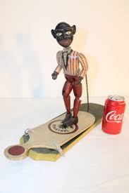Vintage "dancin Minstrel" Jointed Wood Black Toy