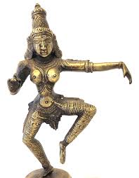Vintage Sivagami Hindu Ancient Goddess Uma Bronze Dancing ...