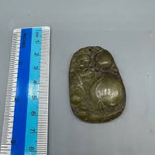 Genuine ancient Chinese rare real jade lucky amulet with ...