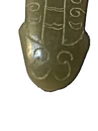 IMPORTANT AND RARE PALE CALEDON JADE PENDANT OF HELIO, THE ...