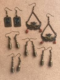 Masquerade Earrings | Antique Style Eye Mask Ornate Crystal ...