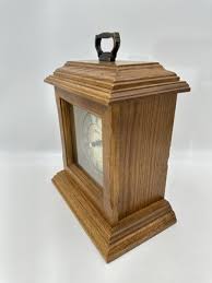 Beautiful Wood Clock Mantel Tabletop Time Piece Marcel ...