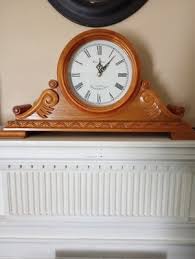 Daniel Dakota Quartz Westminster Chime Wooden Mantel Clock ...