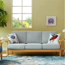 Ebern Designs Simple Solid Wood Fabric Sofa | Wayfair