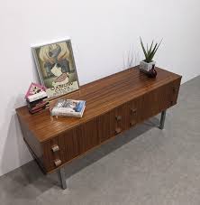 Vintage Sideboard with Chrome Legs | Chairish