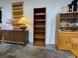 Vintage 1960s Danish Modern Tall + Skinny Teak Bookcase - Etsy