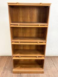 Sold at Auction: Vintage 4-tier Maple Barrister Style Bookcase