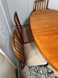 G-Plan Extending Dining Table + 6 Chairs – Welsh & Co Interiors