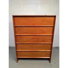 1960s t.h. Robsjohn-Gibbings for Widdicomb Walnut Highboy Dresser | Chairish