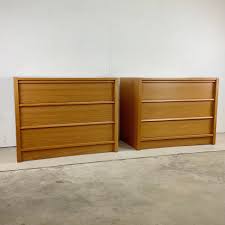 Scandinavian Modern Teak Three Drawer Dressers or Nightstands – secondhand stories