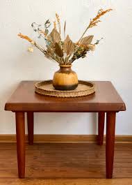 Solid Teak Living Room Table. Made in Denmark. - Etsy