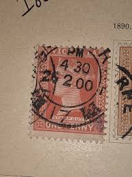 Vintage Foreign Victoria One Penny Stamp Used - #I825 | eBay