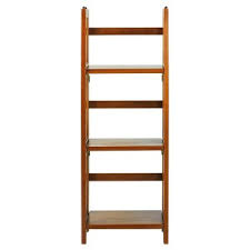 38" 3 Tier Folding Bookshelf Honey - Flora Home : Target