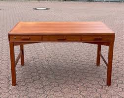 60s Retro Danish Teak Desk Mid Century Desk Vintage Desk Table - Etsy