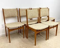 Mid Century Teak Stool Ottoman Pair (2) Accent Seating ...