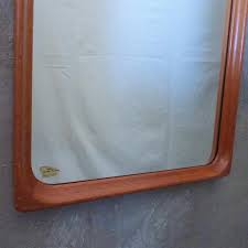 Swedish Teak Wall Mirror from Markaryd | Chairish