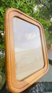 Pair 6x8 Antique Waterfall Deco Style Wood Hanging / Easel ...