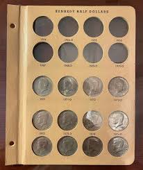 Dansco Kennedy Half Dollars Page 1 for Album 7166 | eBay