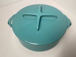 Vintage Dansk Turquoise Enamel 3 Qt Pot With 3 Ducks ( 1955 ...